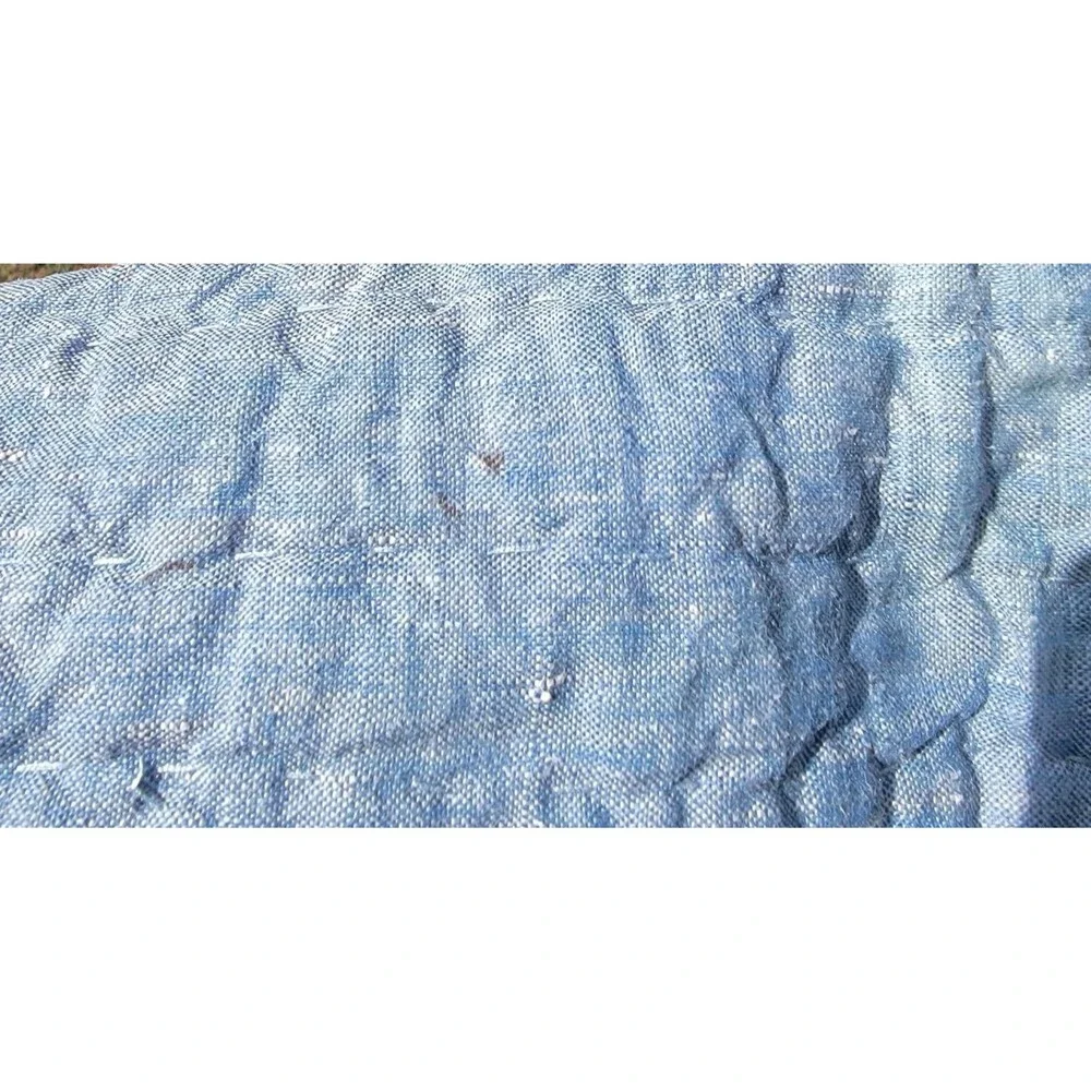 pottery barn Blue linen/cotton single pillow sham 26x20